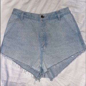 Vintage denim shorts
